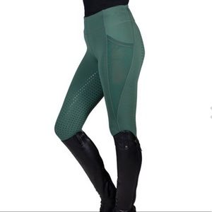 Tuffrider duck green ladies Minerva breeches full seat